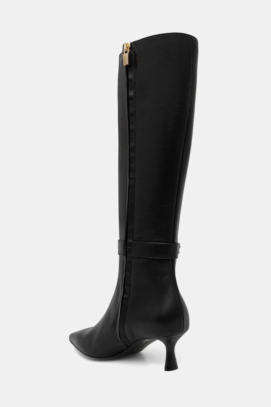 Obuwie Baldinini kozaki skórzane D6B050P5VITE.0000 czarny