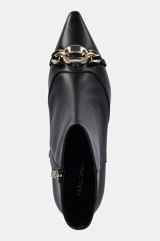 Baldinini botki skórzane czarny D6B053P5VITE.0000
