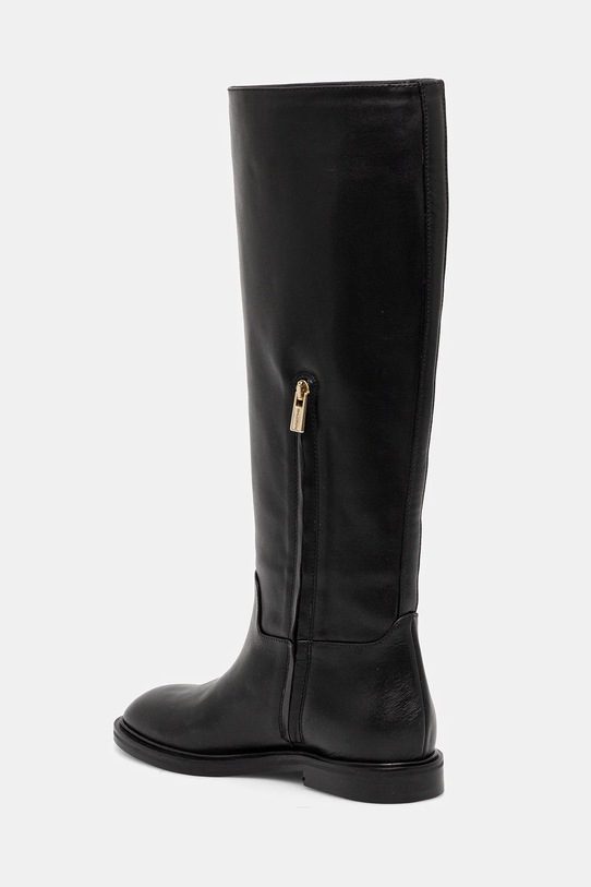 Obuwie Baldinini kozaki skórzane D6B146P1VITE.0000 czarny