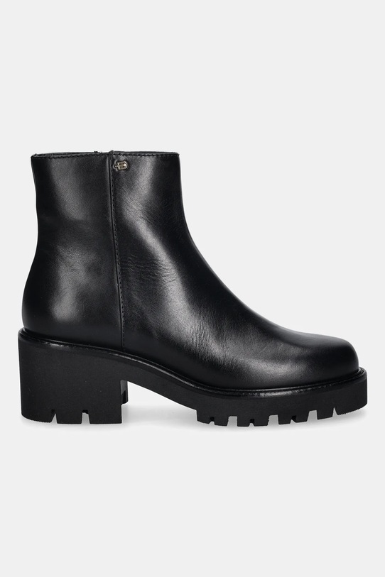 Baldinini botki skórzane D6B149P4VITE.0000 czarny AW25