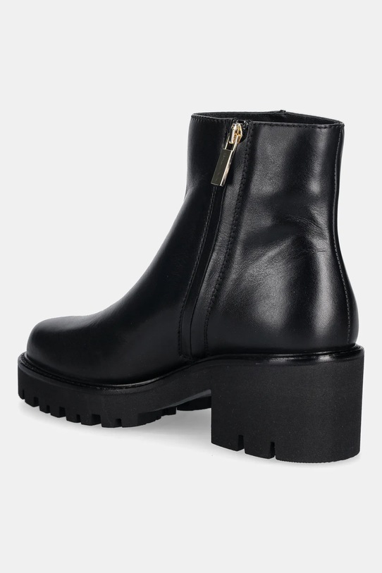 Obuwie Baldinini botki skórzane D6B149P4VITE.0000 czarny
