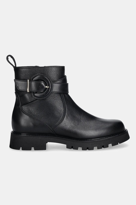 Baldinini botki skórzane D6B427P1VIBT.0000 czarny AW25