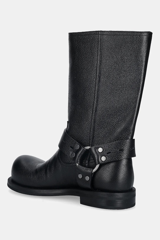 Obuwie Martine Rose botki skórzane O Ring Moto Boot 1076LP21001 czarny