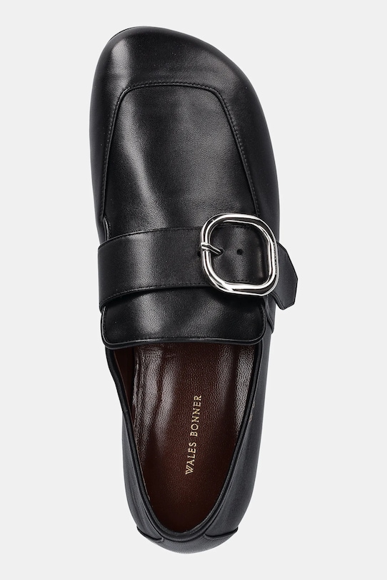 Kožené mokasíny Wales Bonner Buckle Slipper černá WBW45010A.22000.999