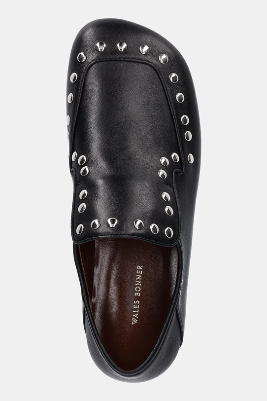 Kožené mokasíny Wales Bonner Studded Slipper černá WBW45000A.22000.999
