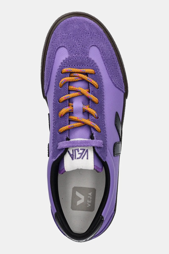Veja sneakersy skórzane Volley fioletowy VO2020882A