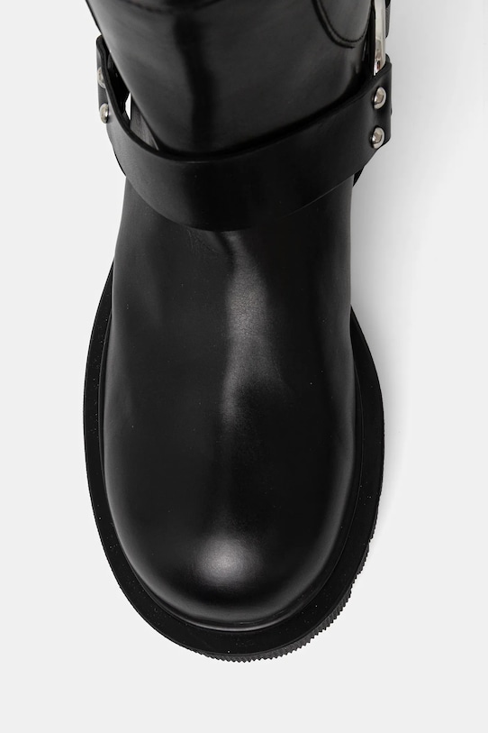 Kožené čižmy MSGM čierna 3942MDS676.557.99