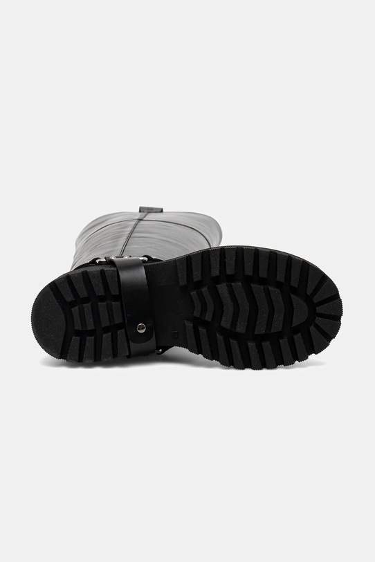 Кожени ботуши MSGM 3942MDS676.557.99 черен