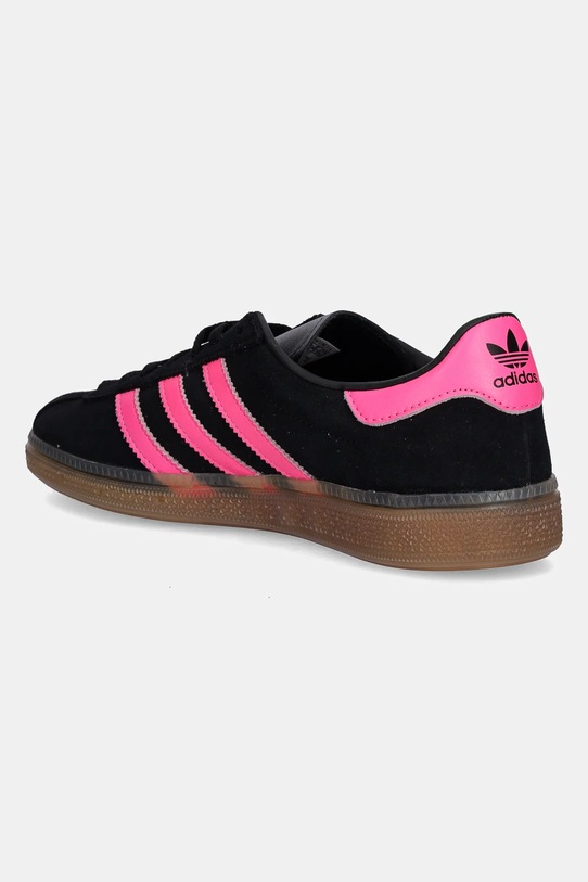 Obuwie adidas Originals sneakersy skórzane Muenchen W JS4000 czarny