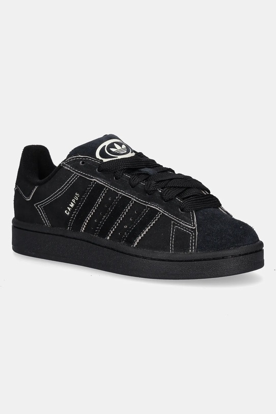 adidas Originals sneakersy skórzane Campus 00S W płaska czarny JQ5779