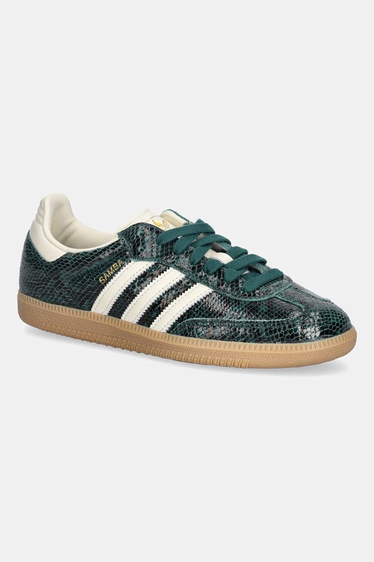 adidas Originals sneakersy skórzane Samba Og W niska zielony JR8848