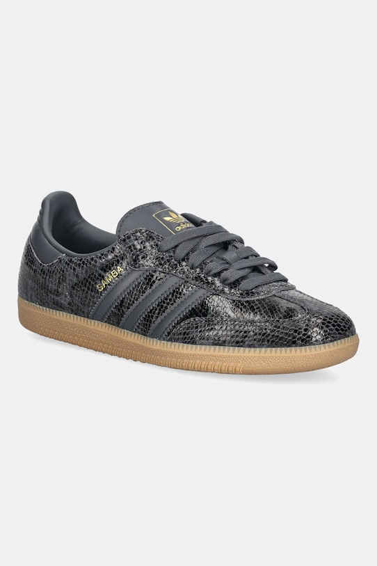 Кожаные кроссовки adidas Originals Samba Og W низкая серый JQ3532