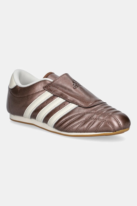 adidas Originals sneakersy skórzane Adidas Taekwondo W niska brązowy JS4025