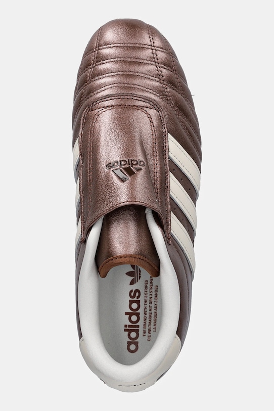 adidas Originals sneakersy skórzane Adidas Taekwondo W brązowy JS4025