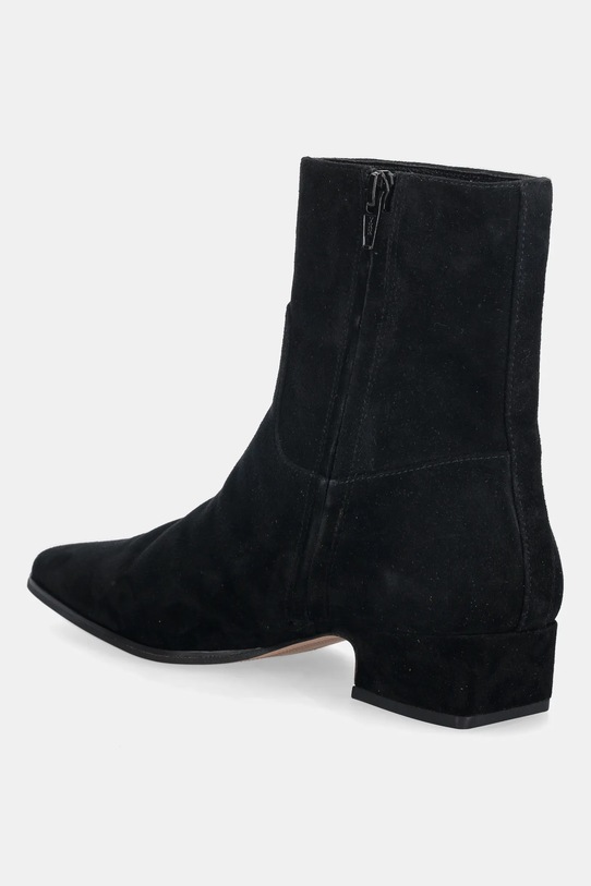 Obuwie Nokwol botki zamszowe Dusty Black Suede Dusty.Black.Suede czarny