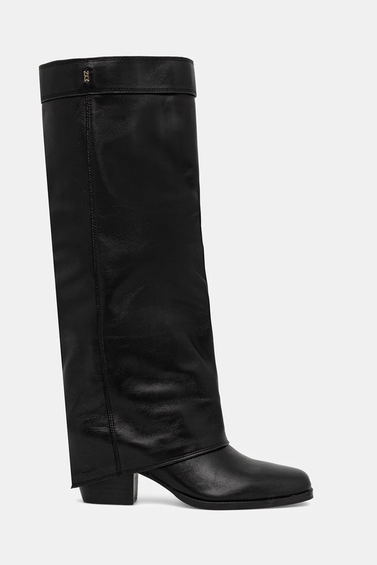 Nokwol kozaki skórzane Weather Black Leather Weather.Black.Leather czarny AW25