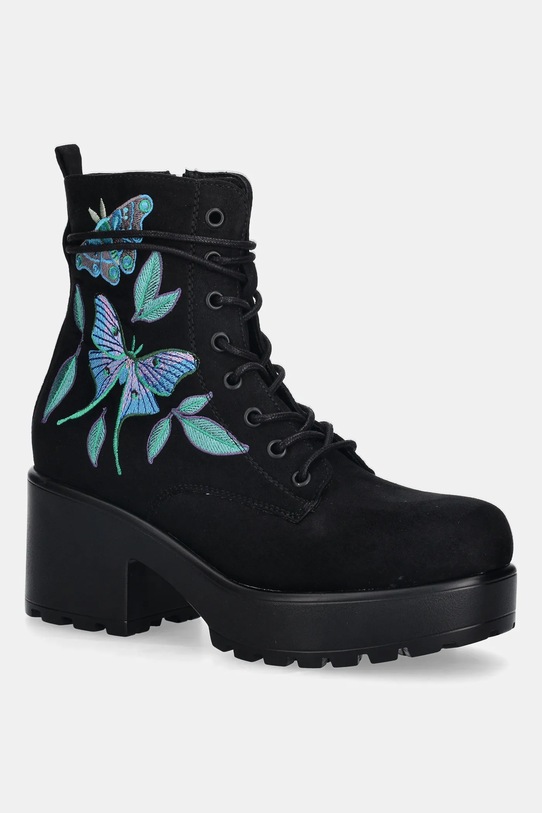 Koi Footwear botki słupek niebieski Butterfly.Dune
