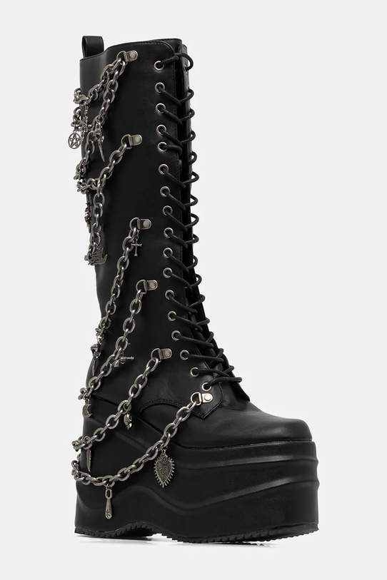 Vysoké čižmy Koi Footwear The.Amygdala čierna AW25