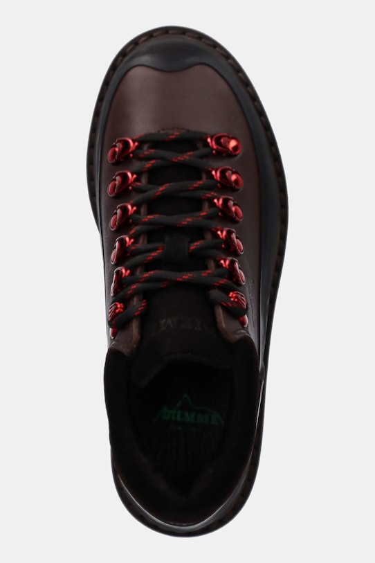 Diemme półbuty skórzane cornaro due gomma brązowy DI24FWCOW.F04L007MOG