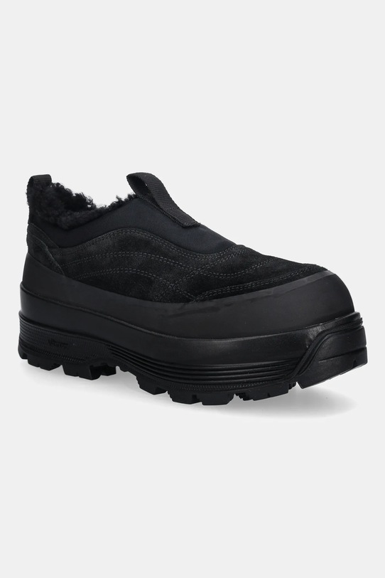 Diemme cizme de zăpadă din piele întoarsă badia basso shearli textil negru DI25FWLBW.F01S006BLK