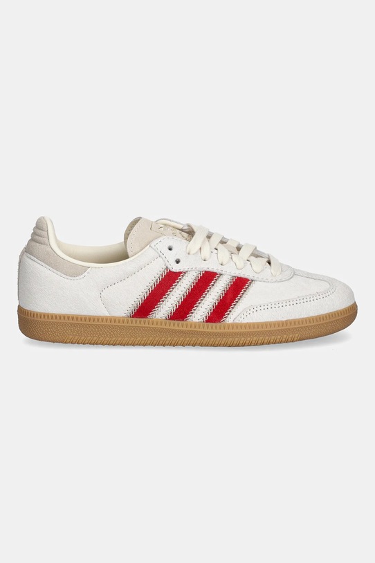 adidas Originals sneakersy skórzane Samba OG W JS3935 beżowy AW25