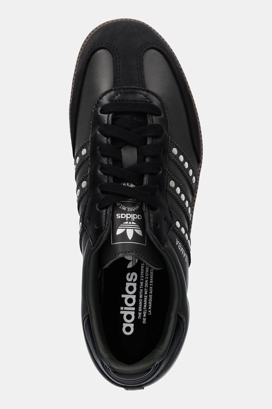 adidas Originals sneakersy skórzane Samba OG W czarny JR8869