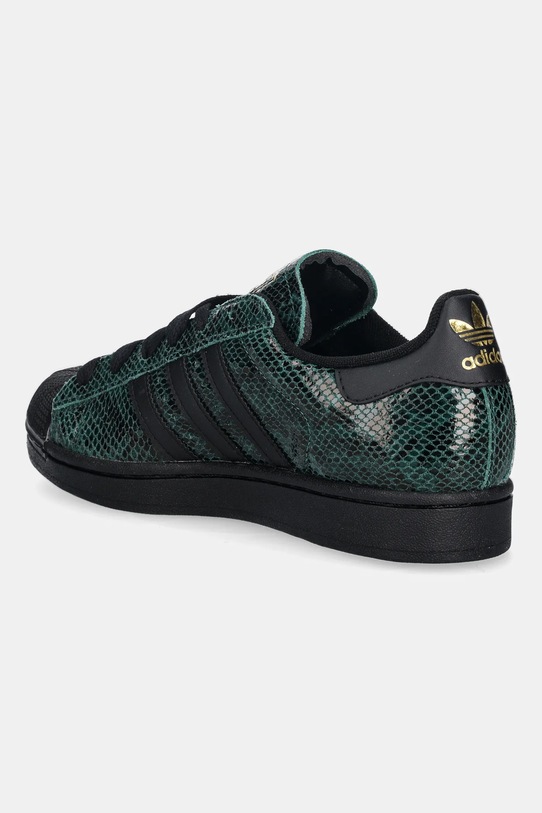 Obuwie adidas Originals sneakersy skórzane Superstar II W JP8159 zielony