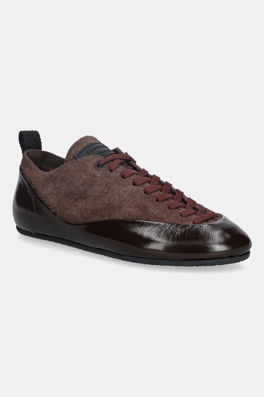Proenza Schouler sneakersy skórzane Arcadia skóra zamszowa brązowy SH253071.X014FR.209