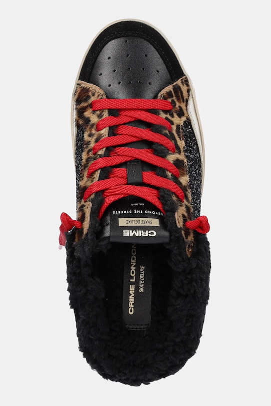 Crime London sneakersy SK8 DELUXE SABOT czarny 21170AA7.20