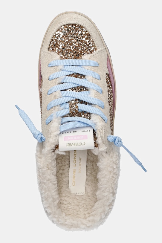 Crime London sneakersy SK8 DELUXE SABOT złoty 21172AA7.51