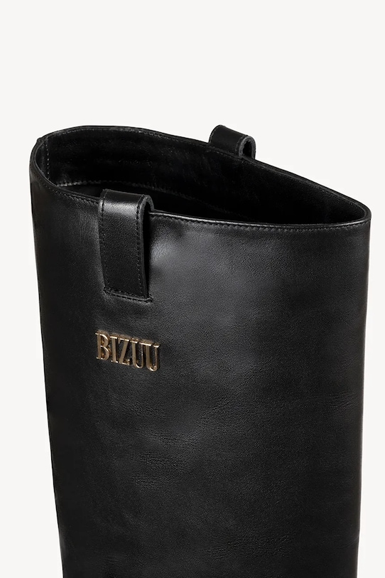 Bizuu kozaki skórzane czarny CALYX.CZARNY