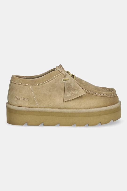 Clarks Originals półbuty zamszowe Meare Walla 26183785 beżowy AW25