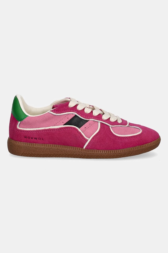 Nokwol sneakersy zamszowe August Dark Rose August.Dark.Rose różowy AW25