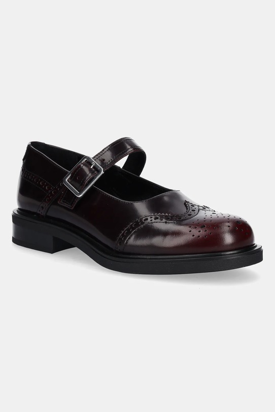 Δερμάτινα κλειστά παπούτσια Vagabond Shoemakers FREYA φλατ μπορντό 6006.504.54