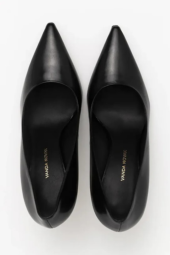 Vanda Novak szpilki skórzane Aleksandra czarny Aleksandra.Deep.Black