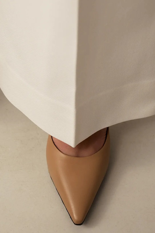 Vanda Novak szpilki skórzane Aleksandra Aleksandra.Dark.Nude