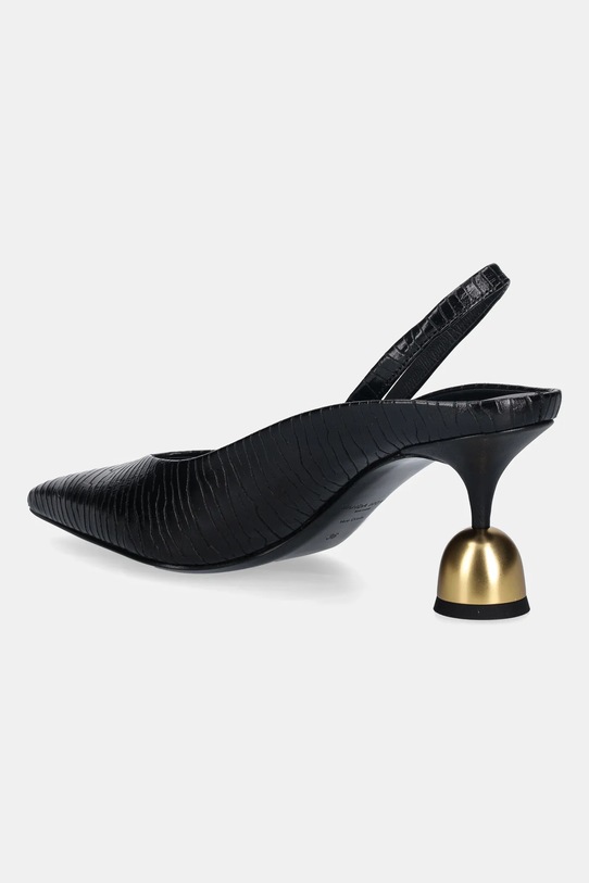 Обувки Кожени обувки с тънък ток Vanda Novak Lucy Lucy.Shark.Black черен