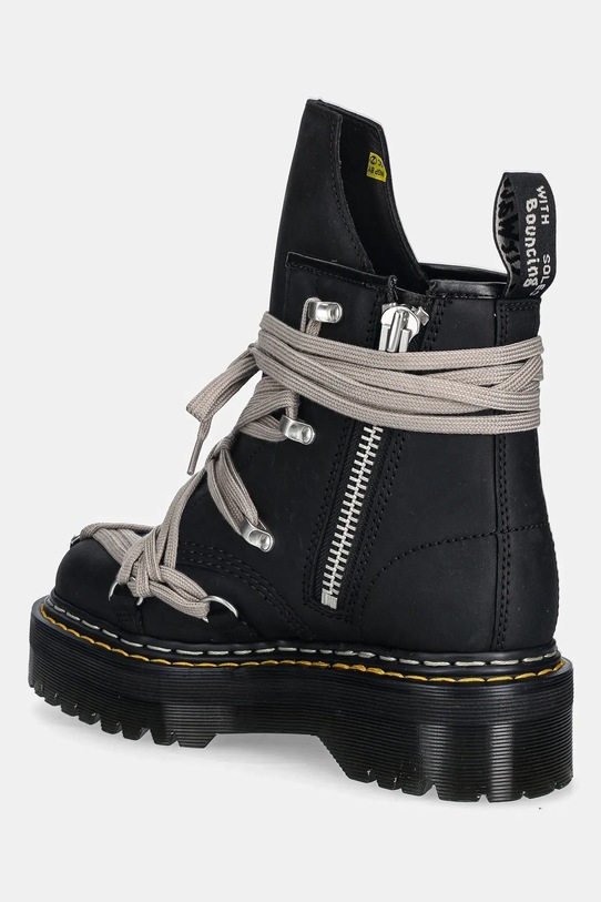 Obuwie Rick Owens DRKSHDW workery skórzane x Dr. Martens 1460 Quad Sole Megalace® Boot DW02E6812.8001 czarny