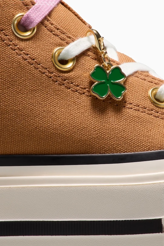 Converse trampki Chuck Taylor All Star Star Double Stack A18867C brązowy