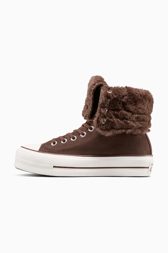 Converse teniși Chuck Taylor All Star Star Fold Over Lift A15230C