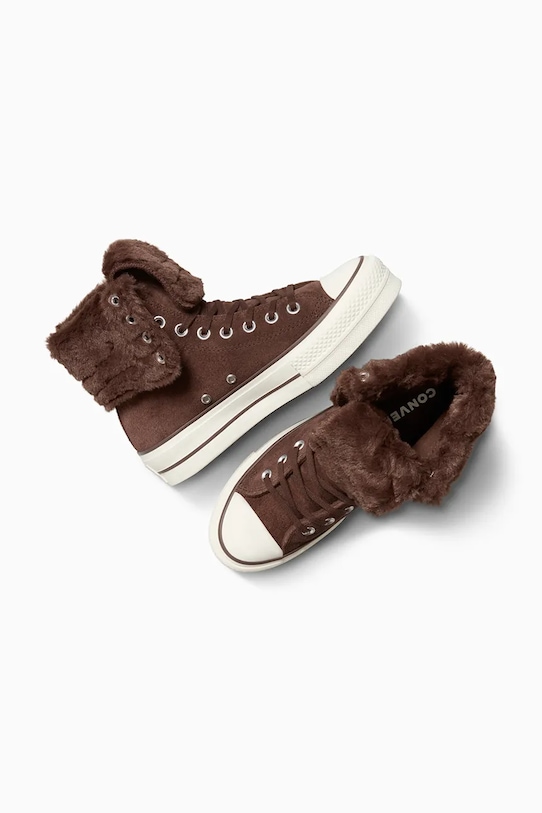 Converse teniși Chuck Taylor All Star Star Fold Over Lift A15230C