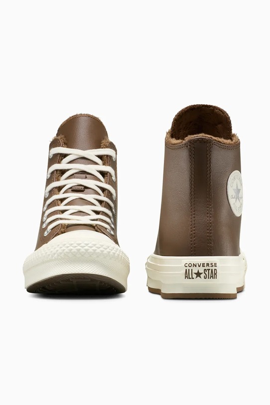 Obuwie Converse trampki Chuck Taylor All Star Star Eva Lift A16430C brązowy