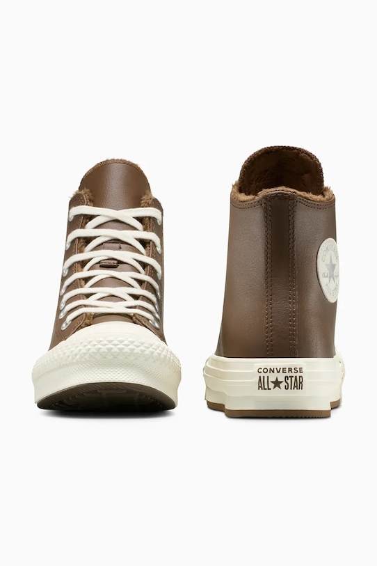 Obuwie Converse trampki Chuck Taylor All Star Star Eva Lift A16430C brązowy