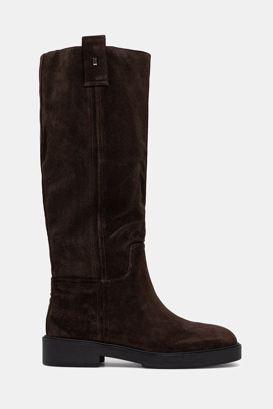 Nokwol kozaki zamszowe Jose Brown Leather Jose.Brown.Leather brązowy AW25