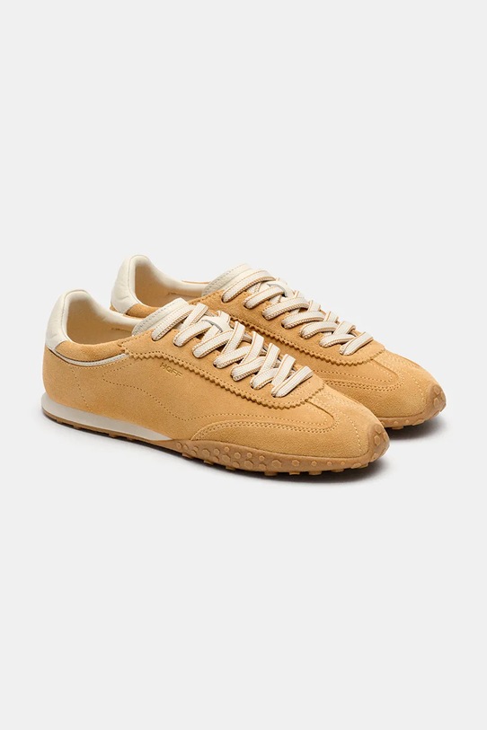 Hoff sneakersy zamszowe BRIDGE 22561024 żółty AW25