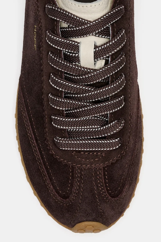 Hoff sneakersy zamszowe BRIDGE 22561026 brązowy