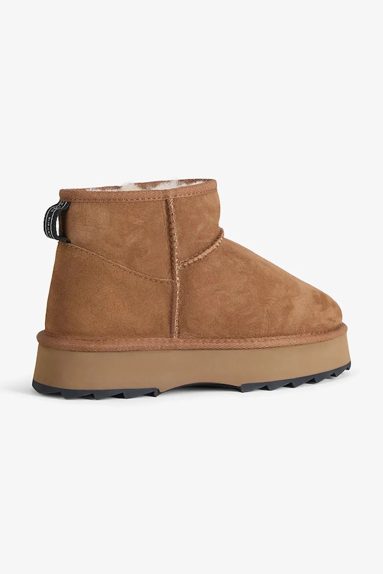 Obuwie Emu Australia śniegowce zamszowe Sharky Micro Flatform W13304.CHEST brązowy