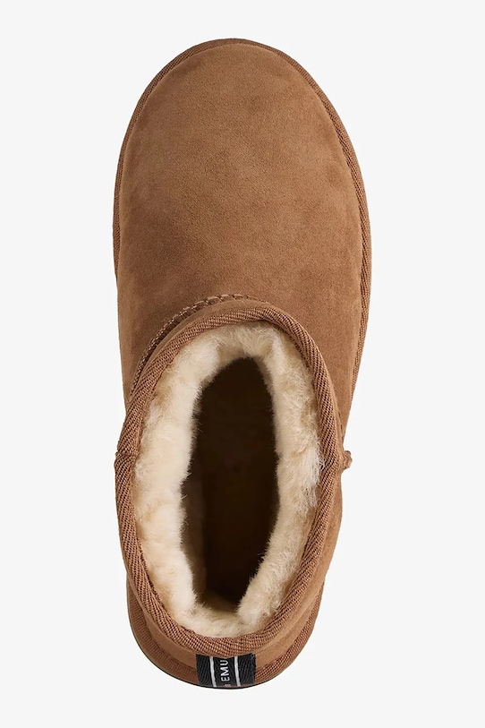 Emu Australia śniegowce zamszowe Sharky Micro Flatform W13304.CHEST brązowy