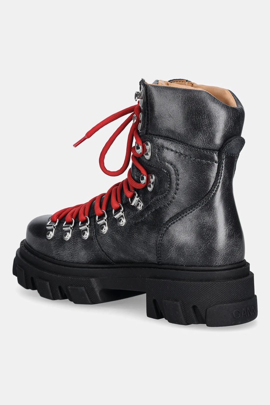 Obuwie GANNI workery Cleated Mountain Boot Vintage S3139 szary