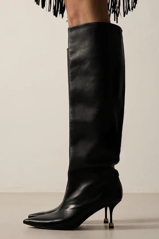 Кожени ботуши Vanda Novak Kaja Deep Black Kaja.Deep.Black